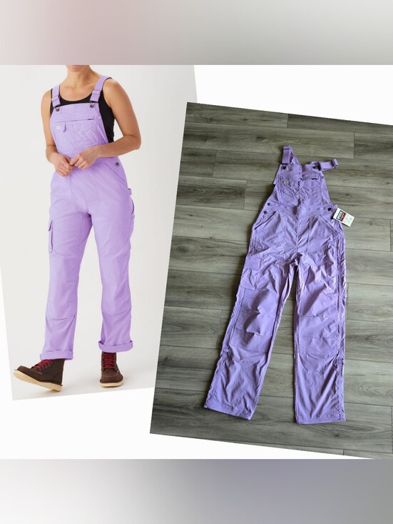 Duluth Trading Co Denim - Duluth Trading Co | Lilac GARDEN HEIRLOOM OVERALLS, Sz XS X 31